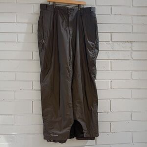 Columbia Snow Pants Ski Snowboard Waterproof Charcoal Men XXL